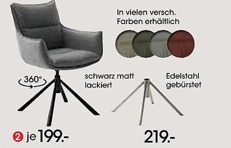Drehstuhl in modernem Design – Jetzt zum Vorteilspreis!