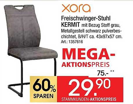 Freischwinger-Stuhl KERMIT von Xora