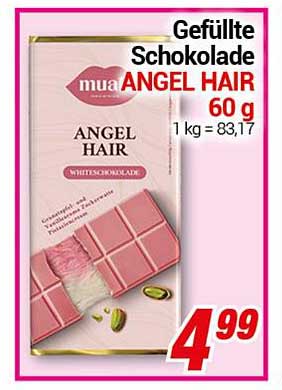 Gefüllte Schokolade ANGEL HAIR 60 g