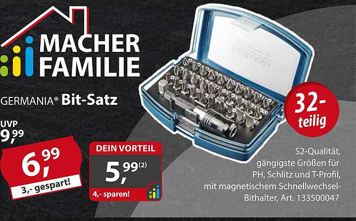 GERMANIA® Bit-Satz 32-teilig