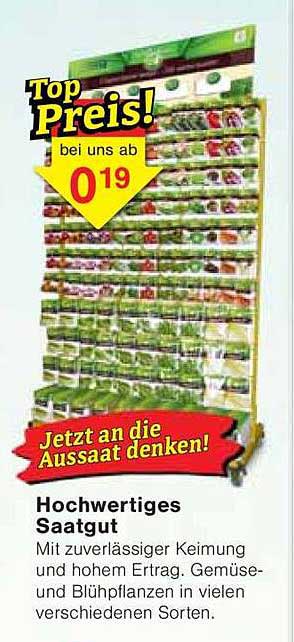Hochwertiges Saatgut