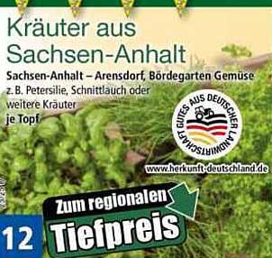 Kräuter aus Sachsen-Anhalt