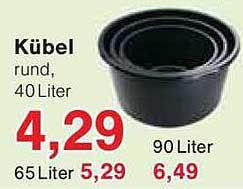 Kübel rund, 40 Liter