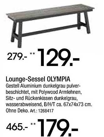 Lounge-Sessel OLYMPIA
