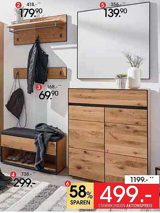 Moderne Garderobenlösung von Zurbrüggen – Aktionspreis: 499,00€