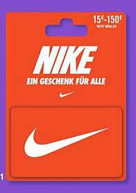 Nike Geschenkkarte - Ein Geschenk für alle