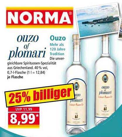 Ouzo of Plomari – Griechischer Anisschnaps mit Tradition