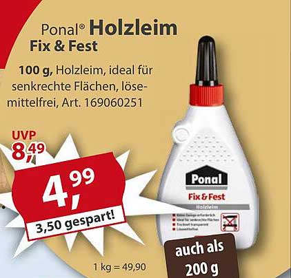 Ponal® Holzleim Fix & Fest 100 g