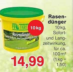 Rasendünger 10 kg – Sofort- und Langzeitwirkung