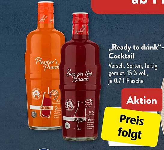 "Ready to drink" – Cocktail
