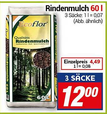 Rindenmulch 60 l - Ecoflor