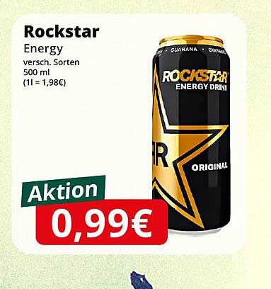 Rockstar Energy Drink 500 ml - Aktion!