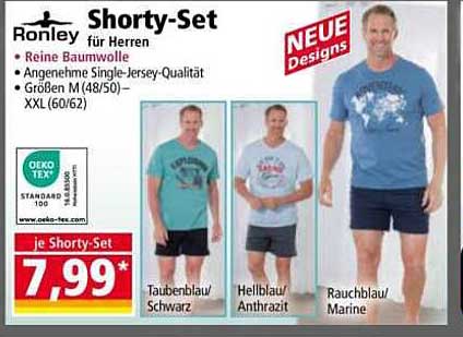 Ronley Shorty-Set für Herren