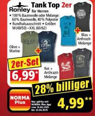 Ronley Tank Top 2er-Set für Herren