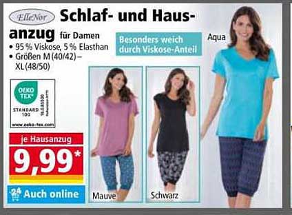 Schlaf- und Hausanzug für Damen von ElleNor
