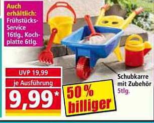 Schubkarre mit Zubehör 5tlg.