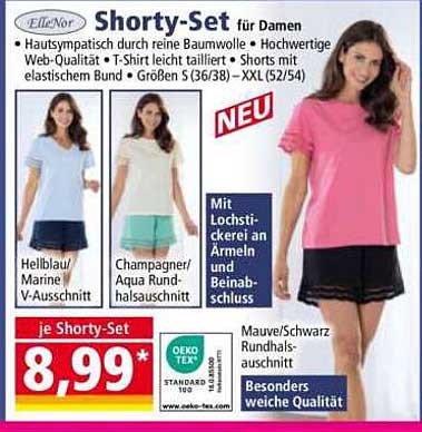 Shorty-Set für Damen