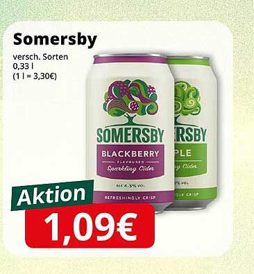 Somersby Sparkling Cider - Verschiedene Sorten 0,33 l