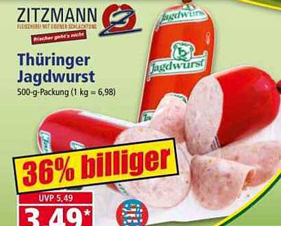 Thüringer Jagdwurst 500-g-Packung