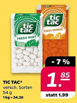 TIC TAC versch. Sorten 54 g