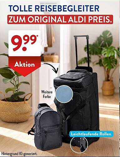 TOLLE REISEBEGLEITER ZUM ORIGINAL ALDI PREIS