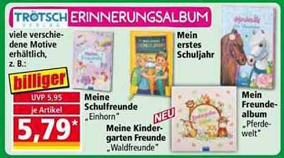 TRÖTSCH Erinnerungsalbum – Viele verschiedene Motive erhältlich