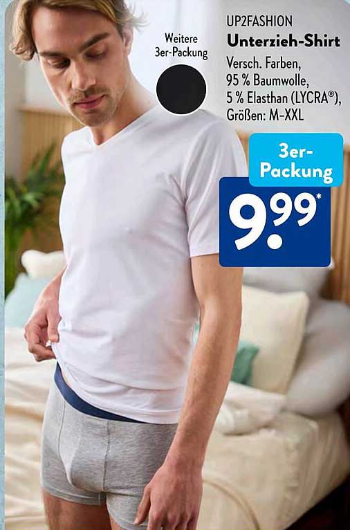 UP2FASHION Unterzieh-Shirt 3er-Packung