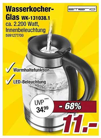 Wasserkocher-Glas WK-131038.1
