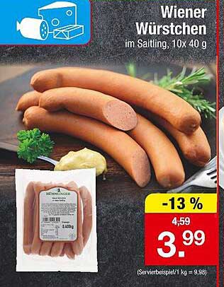 Wiener Würstchen im Saitling, 10x 40 g