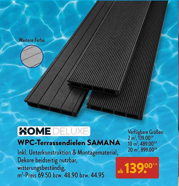 WPC-Terrassendielen SAMANA von HOME DELUXE
