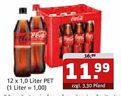 12 x 1,0 Liter PET (1 Liter = 1,00)