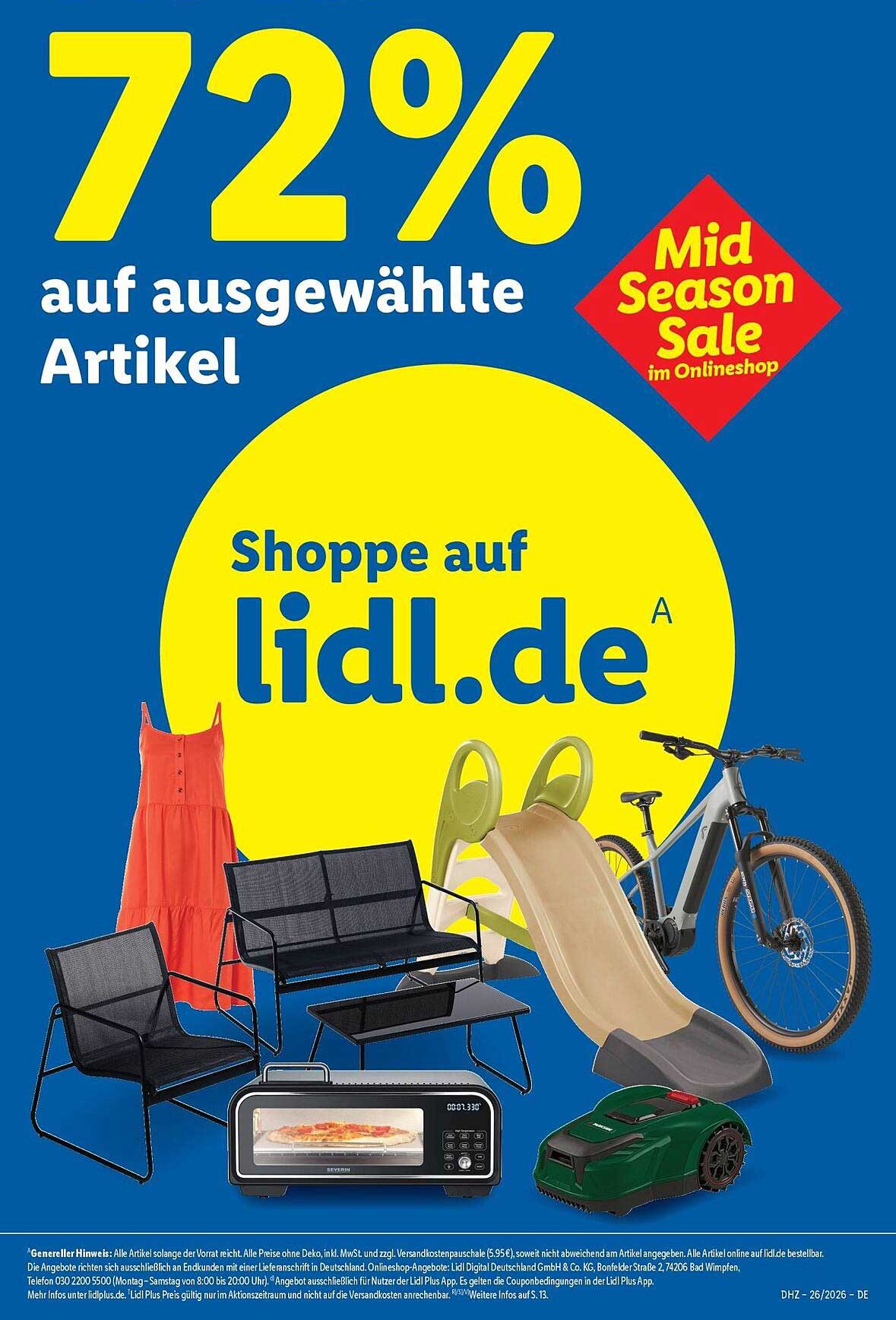 72% auf ausgewählte Artikel