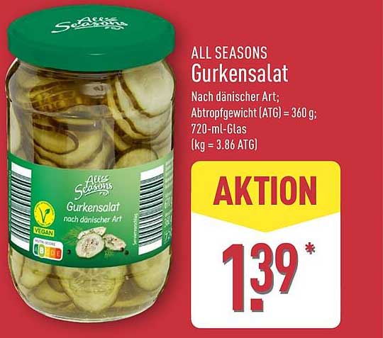 ALL SEASONS Gurkensalat