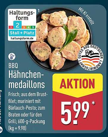 BBQ Hähnchen-medallions