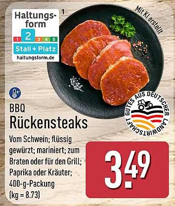 BBQ Rückensteaks
