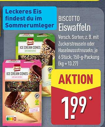 BISCOTTO Eiswaffeln