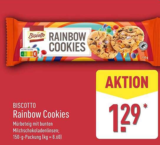 BISCOTTO Rainbow Cookies