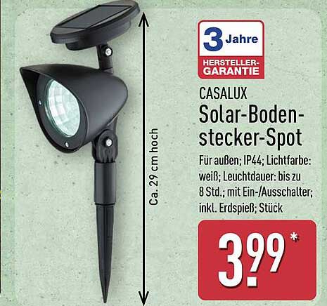 CASALUX Solar-Boden-stecker-Spot