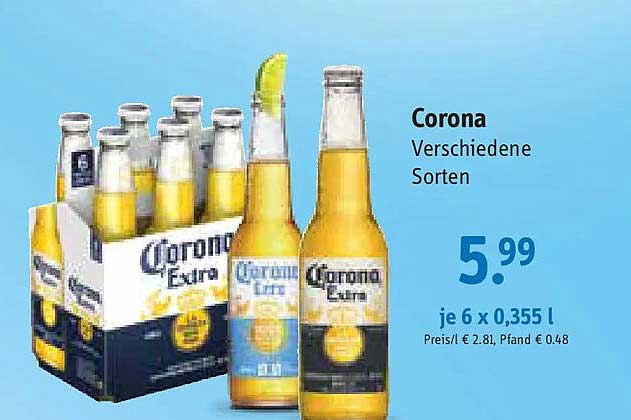 Corona Verschiedene Sorten