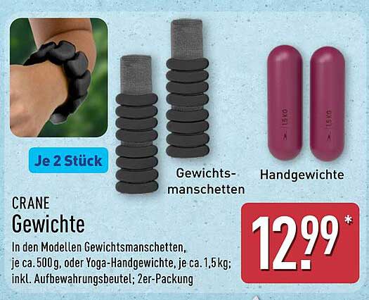 CRANE Gewichte