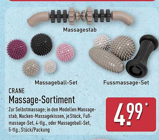 CRANE Massage-Sortiment