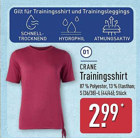 CRANE Trainingsshirt