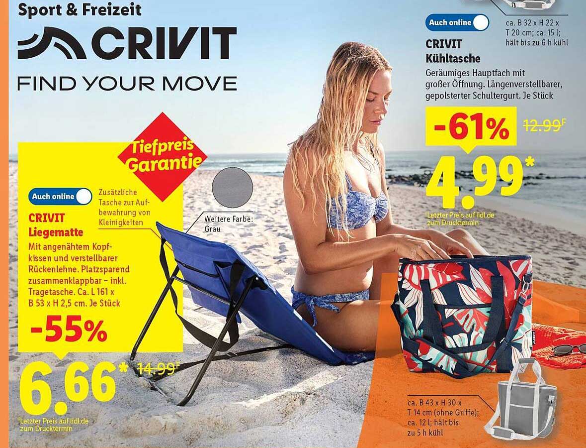 CRIVIT Liegematte