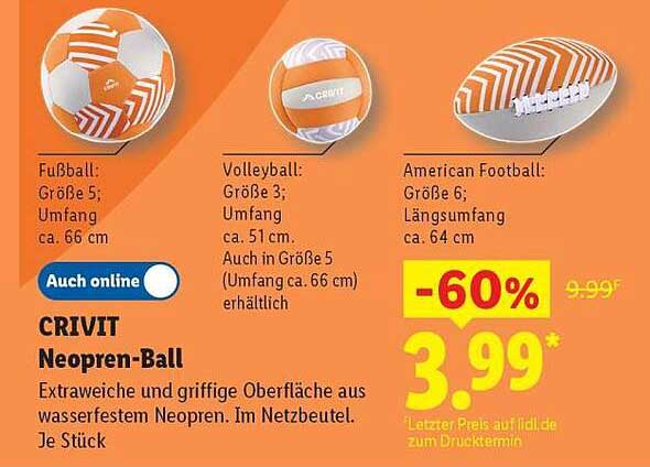 CRIVIT Neopren-Ball