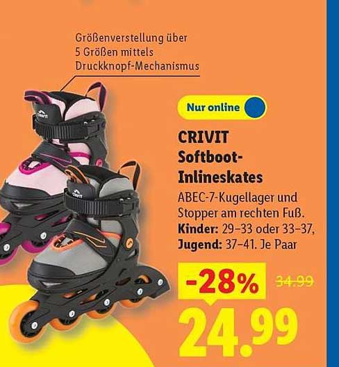 CRIVIT Softboot-Inlineskates