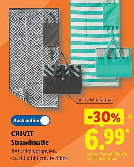 CRIVIT Strandmatte