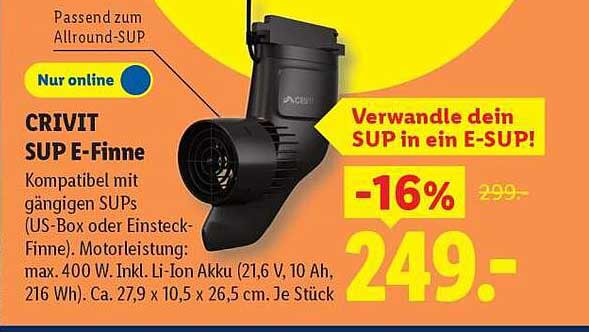 CRIVIT SUPE-Finne