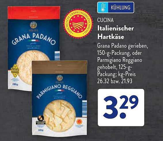 CUCINA Italienischer Hartkäse