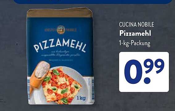 CUCINA NOBILE Pizzamehl 1-kg-Packung