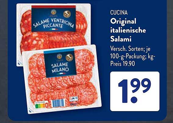 CUCINA Original italienische Salami